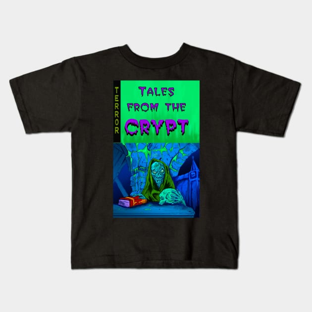 tales from the crypt Kids T-Shirt by Art Of Lunatik